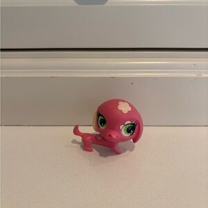 Littlest Pet Shop Pink Dachshund